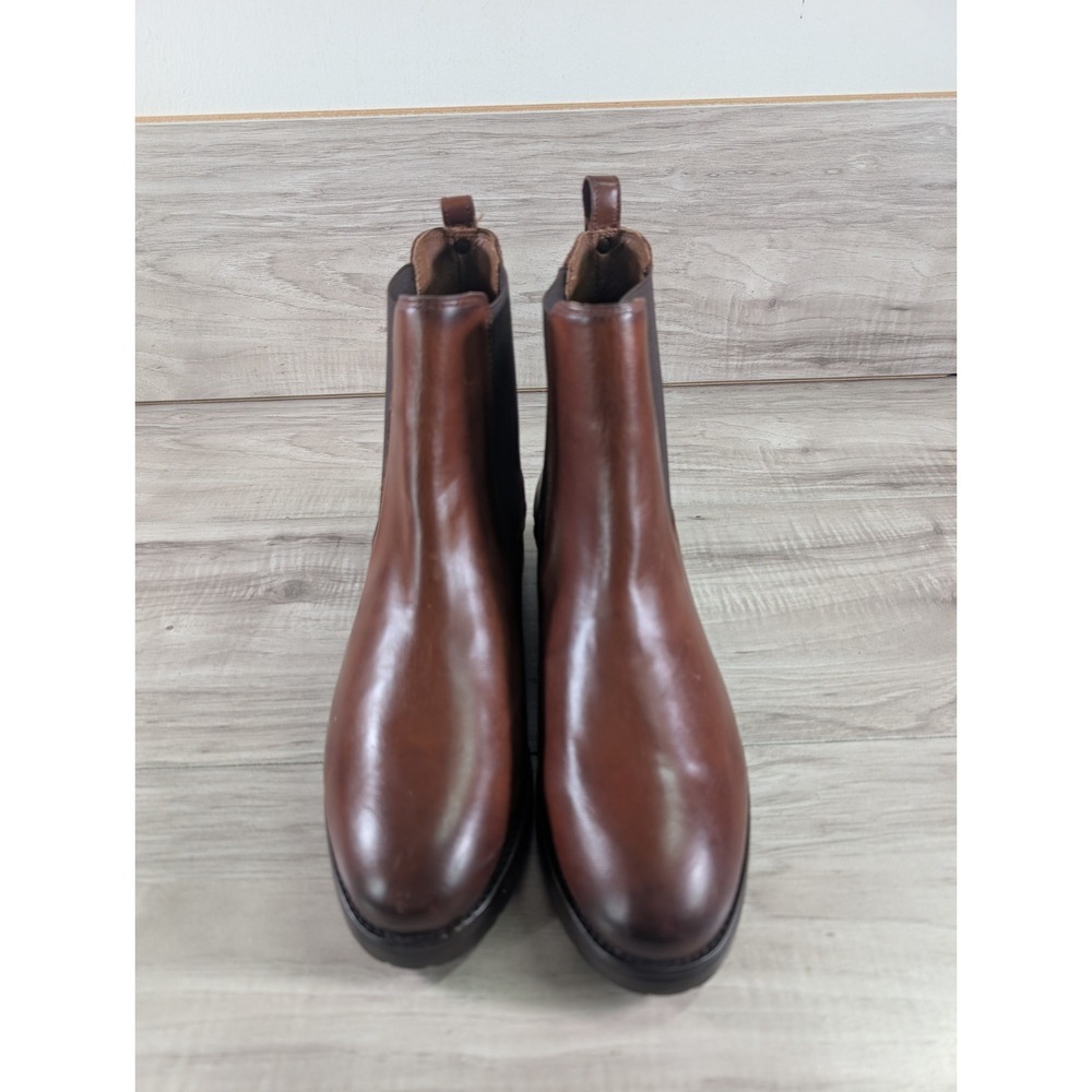 Frye Women's Melissa Double Sole Chelsea Boots Brown Size 9 B - Picture 3 of 15